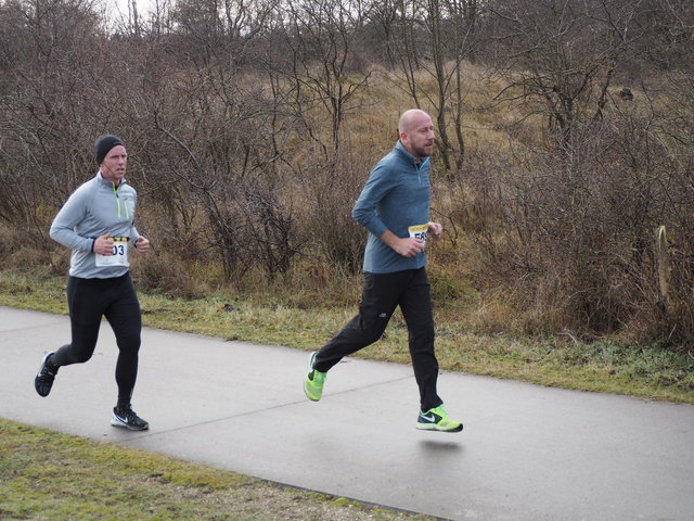 P1080553 5 en 10 km Westvoorne 8-1-2017