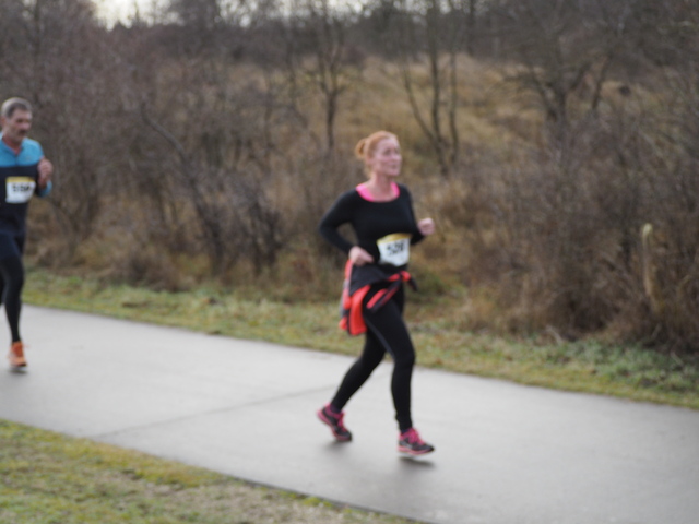 P1080571 5 en 10 km Westvoorne 8-1-2017