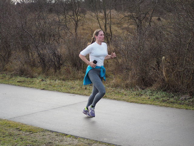 P1080573 5 en 10 km Westvoorne 8-1-2017