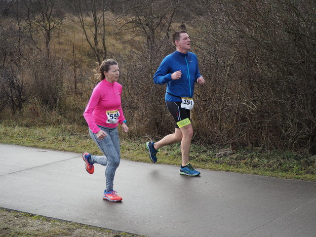 P1080576 5 en 10 km Westvoorne 8-1-2017