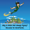 Peter Pan  - Web Joke - Tech Jokes