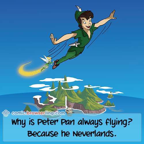 Peter Pan  - Web Joke Tech Jokes