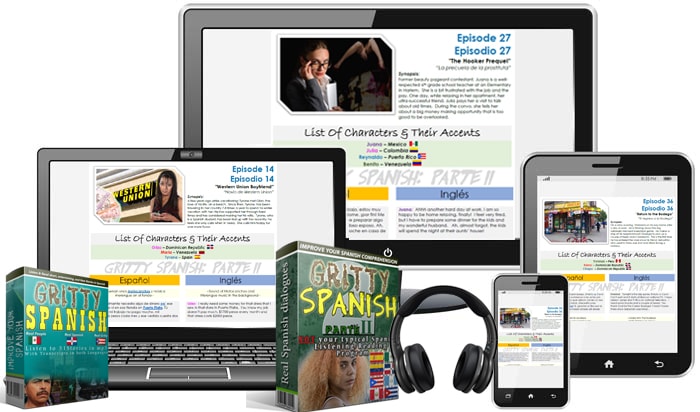 Listen To Spanish Conversations Picture Box