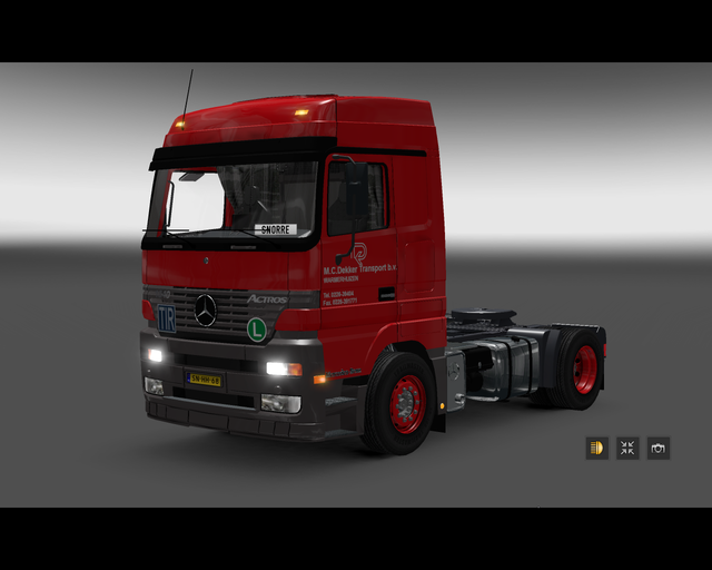 ets2 Mercedes Actros MP2 1840 4x2 M.C prive skin ets2