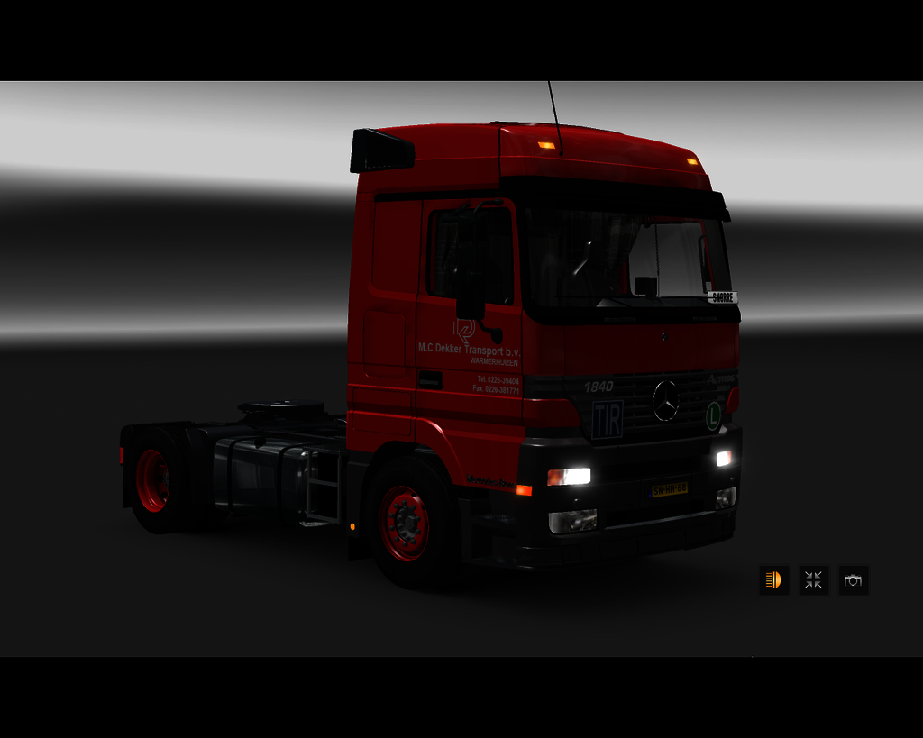 ets2 Mercedes Actros MP2 1840 4x2 M.C - prive skin ets2