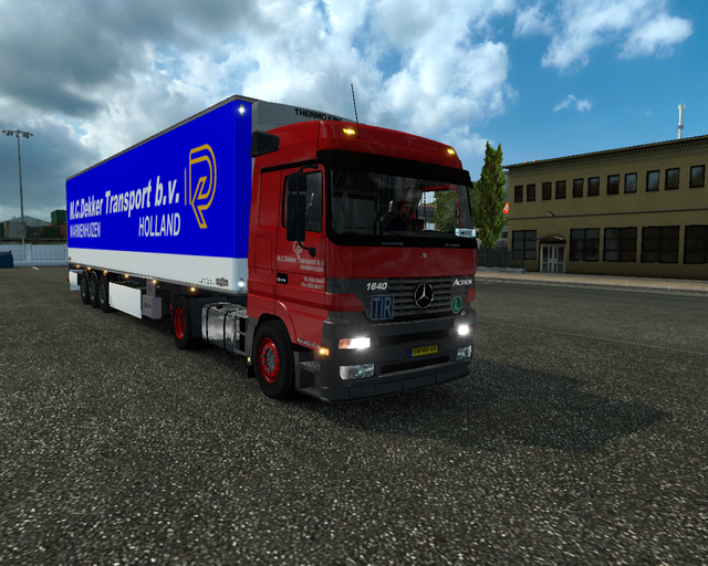 ets2 Mercedes Actros MP2 1840 4x2 + Chereau M.C prive skin ets2