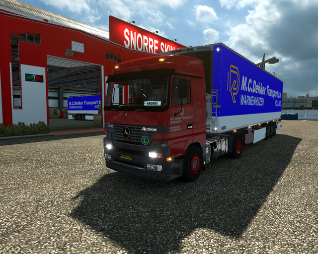 ets2 Mercedes Actros MP2 1840 4x2 + Chereau M.C prive skin ets2