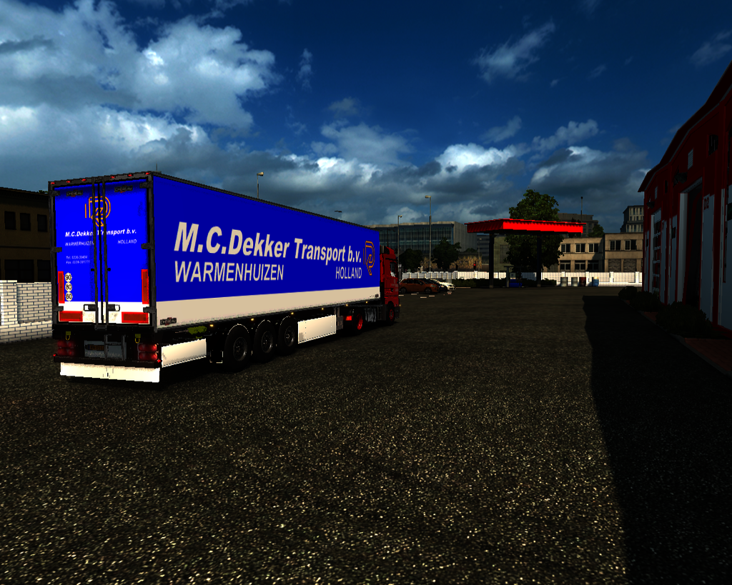 ets2 Mercedes Actros MP2 1840 4x2 + Chereau M.C - prive skin ets2