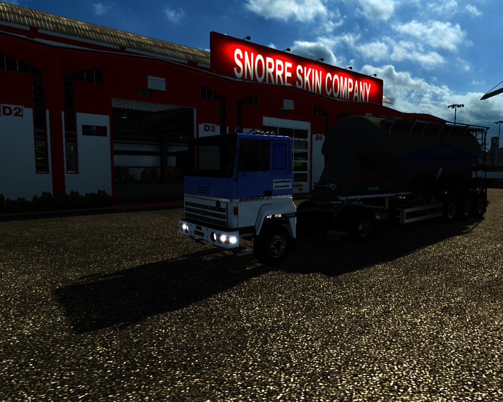 ets2 Ford Trans Continental 4435 4x2 + Kassbohrer  - prive skin ets2