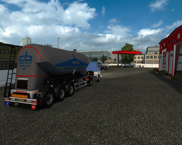 ets2 Ford Trans Continental 4435 4x2 + Kassbohrer  prive skin ets2