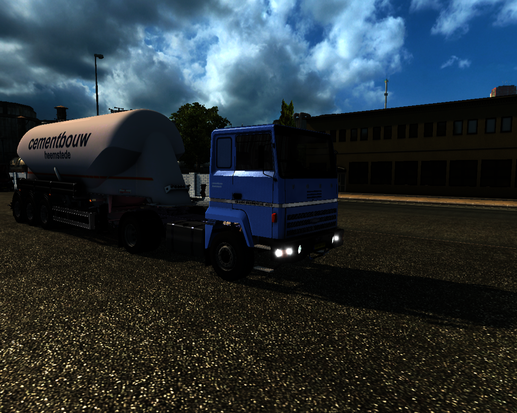 ets2 Ford Trans Continental 4435 4x2 + Kassbohrer  - prive skin ets2