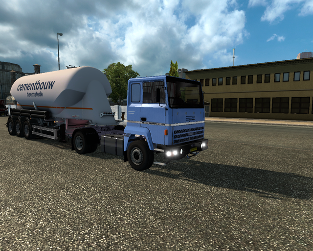 ets2 Ford Trans Continental 4435 4x2 + Kassbohrer  prive skin ets2