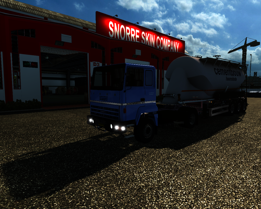 ets2 Ford Trans Continental 4435 4x2 + Kassbohrer  - prive skin ets2