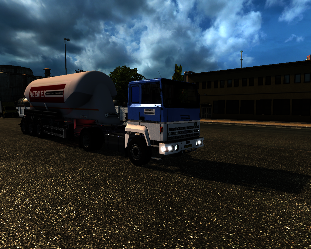 ets2 Ford Trans Continental 4435 4x2 + Kassbohrer  - prive skin ets2