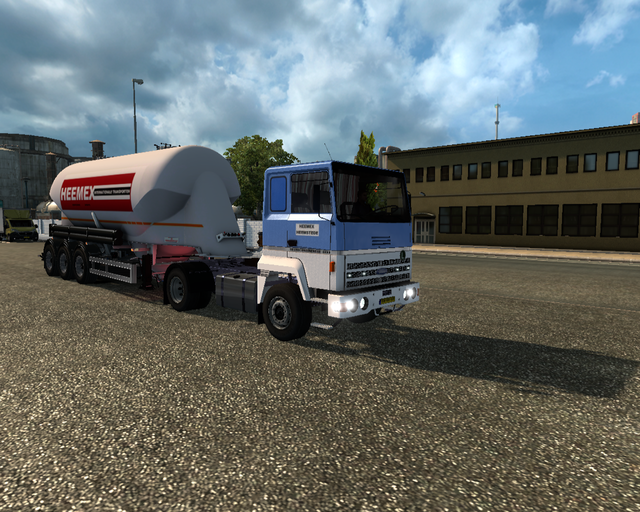 ets2 Ford Trans Continental 4435 4x2 + Kassbohrer  prive skin ets2