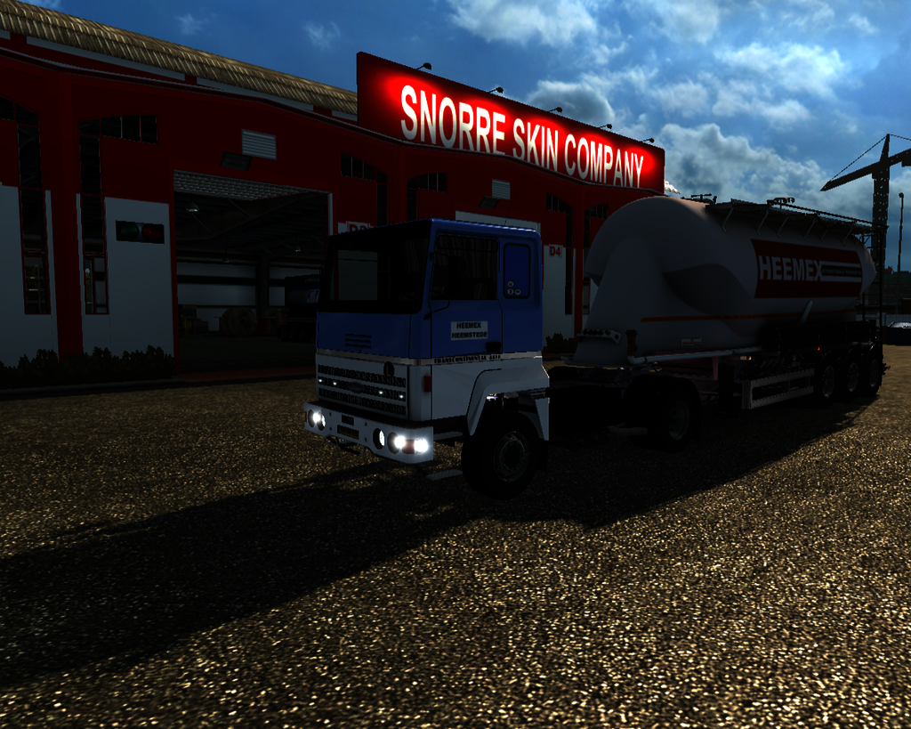 ets2 Ford Trans Continental 4435 4x2 + Kassbohrer  - prive skin ets2