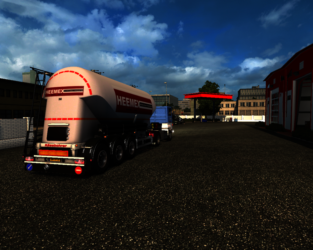 ets2 Ford Trans Continental 4435 4x2 + Kassbohrer  - prive skin ets2