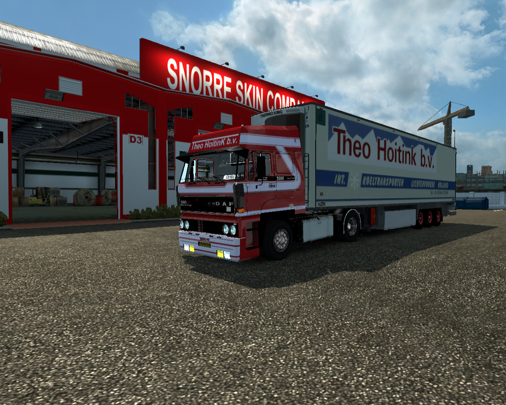 ets2 Daf 3600 Ati 4x2 + Chereau cooler Theo Hoitin - prive skin ets2