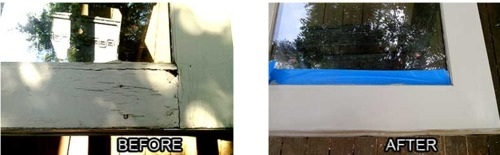 Wood Window Repair in Chicago Picture Box