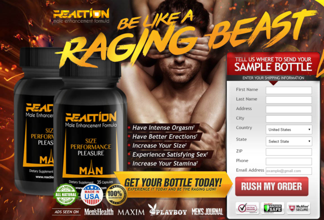 Reaction Male Enhancement: Boost Your Man Hood And Reaction Male Enhancement