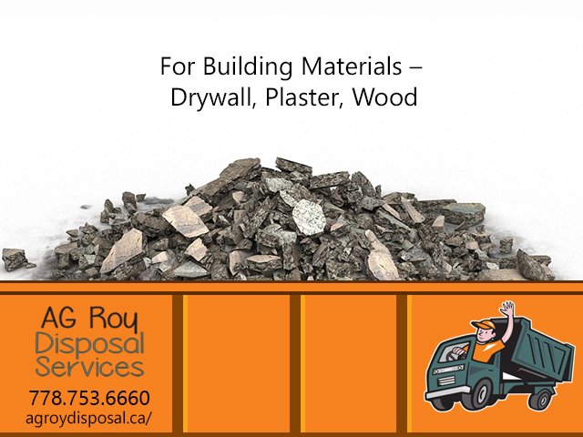 AG Roy Disposal Drywall Plaster Wood AG Roy Disposal