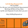 Ag roy disposal end - AG Roy Disposal