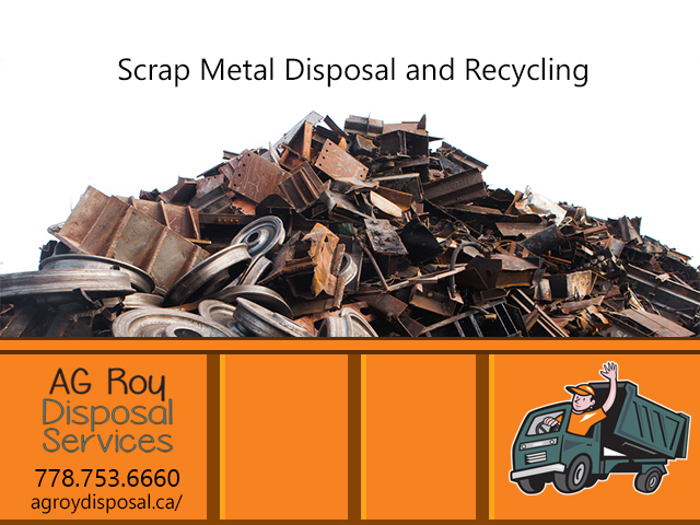 Scrap Metal removal and disposal Kelowna AG Roy Disposal