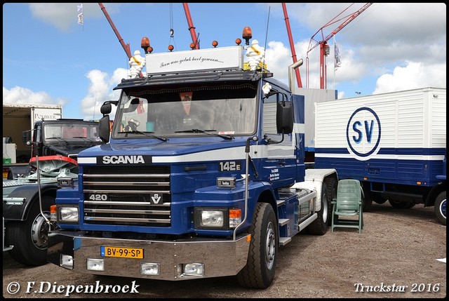 BV-99-SP Scania T142 P.v.d Sande-BorderMaker Truckstar 2016