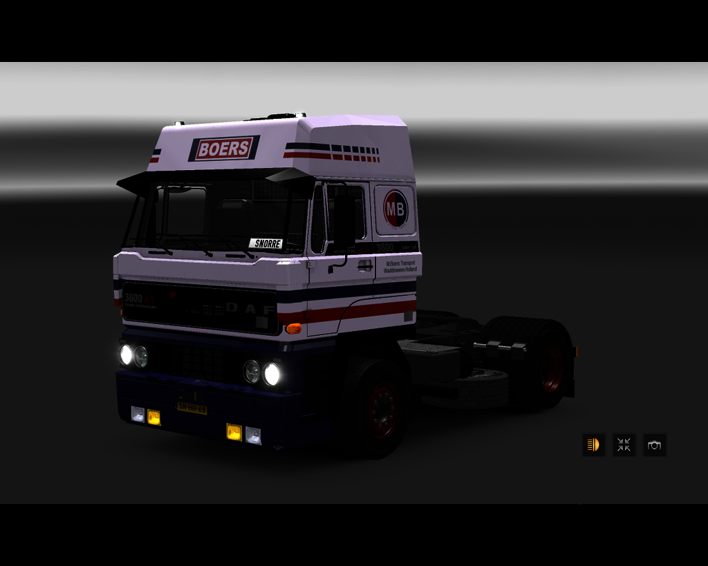 ets2 Daf 3600 ATI 4x2 Spacecab M Boers Waddinxveen - prive skin ets2