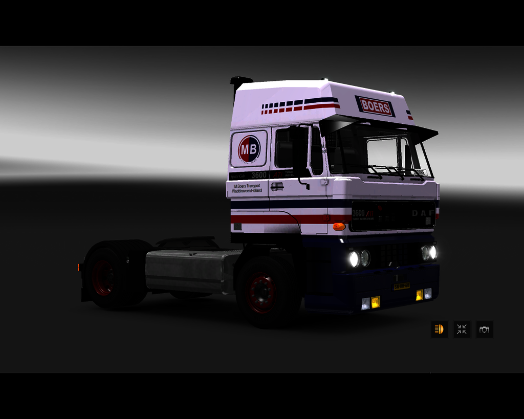 ets2 Daf 3600 ATI 4x2 Spacecab M Boers Waddinxveen - prive skin ets2