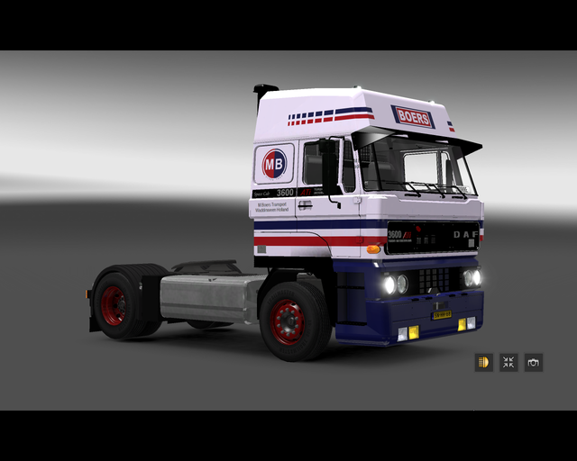 ets2 Daf 3600 ATI 4x2 Spacecab M Boers Waddinxveen prive skin ets2