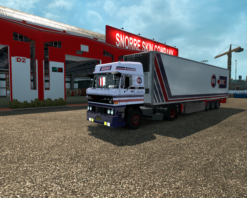 ets2 Daf 3600 ATI 4x2 Spacecab + Chereau cooler M  - prive skin ets2