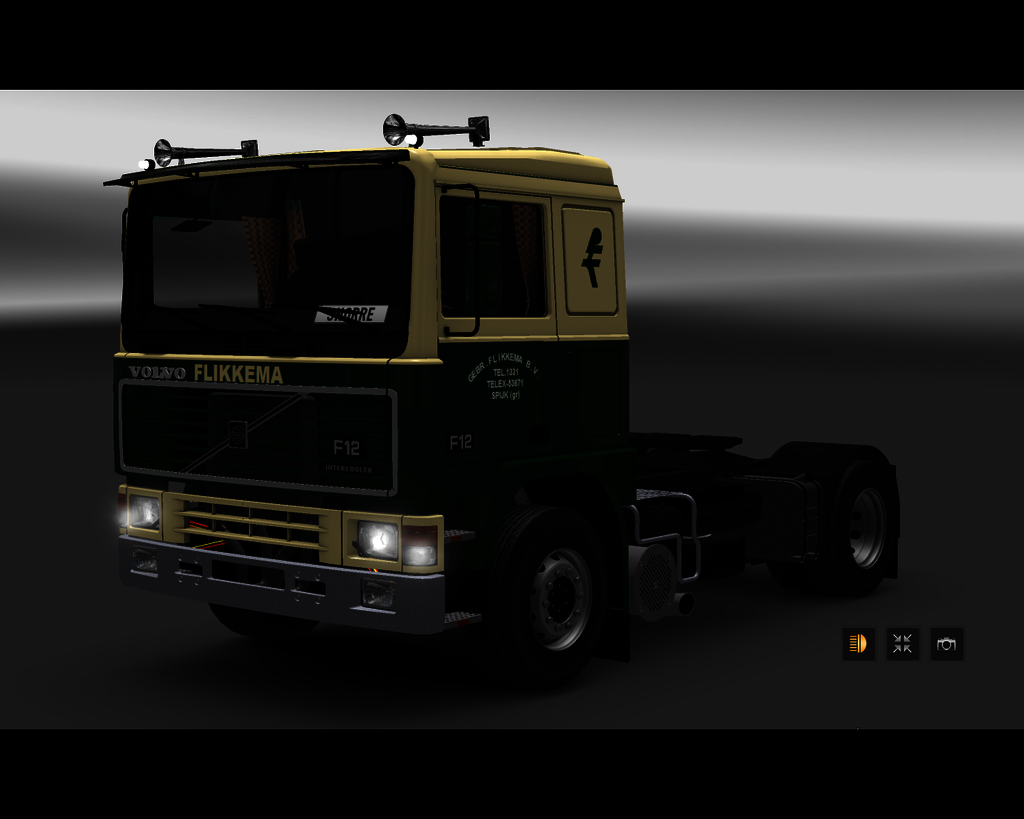 ets2 Volvo F12 lowcab 4x2 Gebr - prive skin ets2