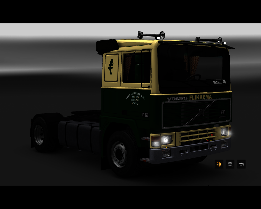 ets2 Volvo F12 lowcab 4x2 Gebr - prive skin ets2