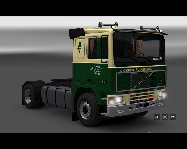 ets2 Volvo F12 lowcab 4x2 Gebr prive skin ets2