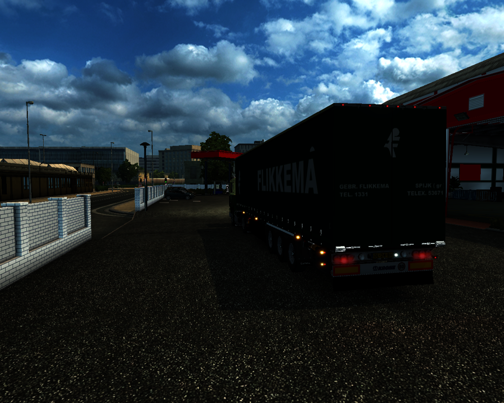 ets2 Volvo F12 lowcab 4x2 + Krone zeiltrailer Gebr - prive skin ets2