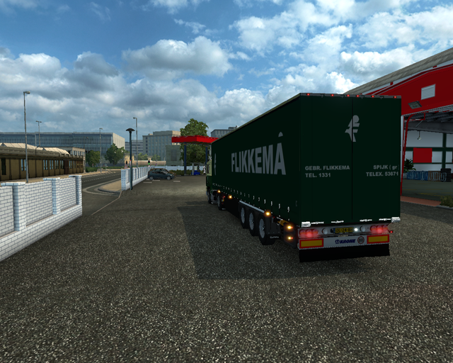 ets2 Volvo F12 lowcab 4x2 + Krone zeiltrailer Gebr prive skin ets2