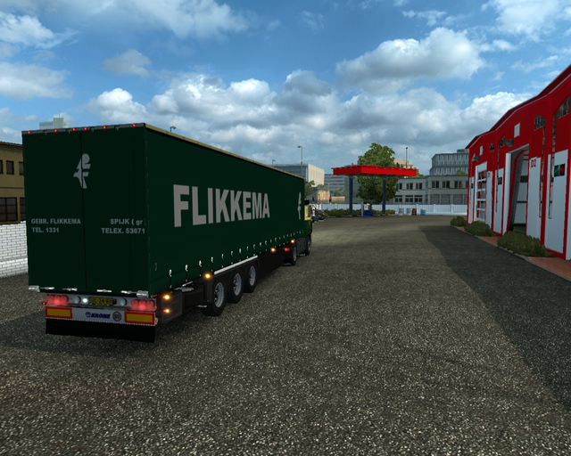 ets2 Volvo F12 lowcab 4x2 + Krone zeiltrailer Gebr prive skin ets2