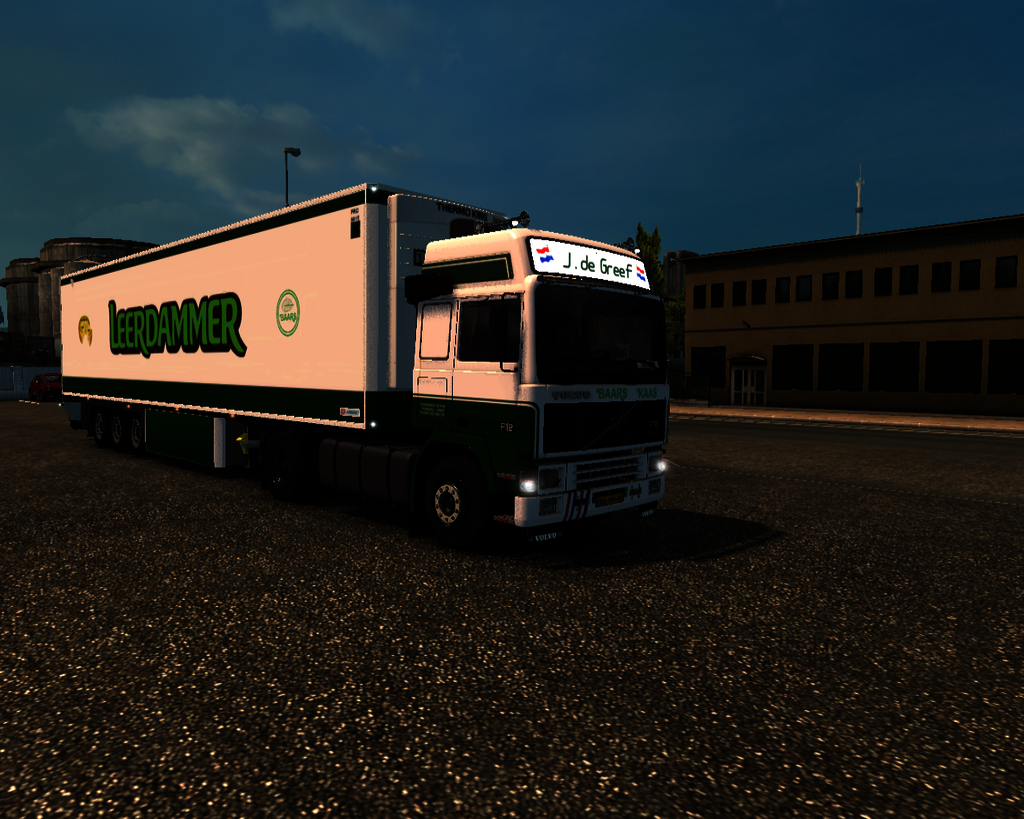  ets2 Volvo F12 4x2 Globetrotter + Chereau Coollin - prive skin ets2