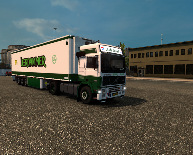  ets2 Volvo F12 4x2 Globetrotter + Chereau Coollin prive skin ets2