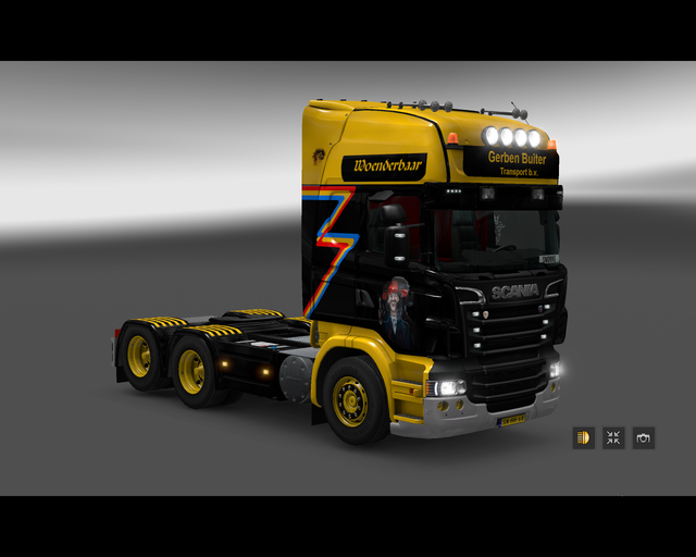 ets2 Scania R 6x4 Gerben Buiter steenhandel Balkbr prive skin ets2