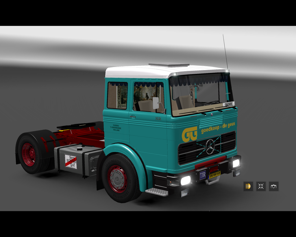 ets2 Mercedes LPS 1632 4x2 D - prive skin ets2