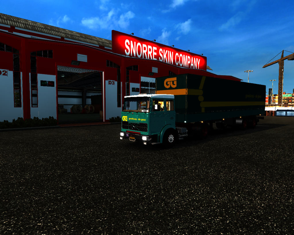 ets2 Mercedes LPS 1632 4x2 D - prive skin ets2