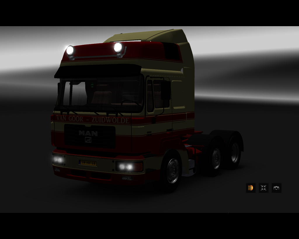 ets2 Man F2000 Silenz 6x2 van Goor Zuidwolde Holla - prive skin ets2