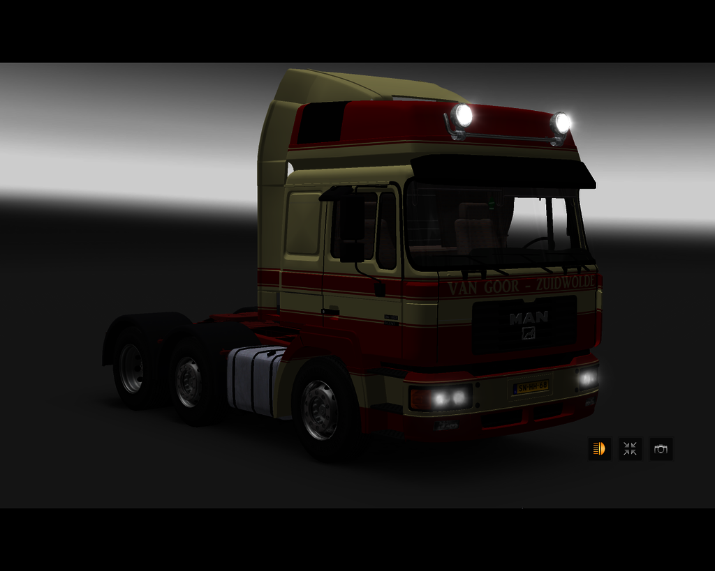 ets2 Man F2000 Silenz 6x2 van Goor Zuidwolde Holla - prive skin ets2