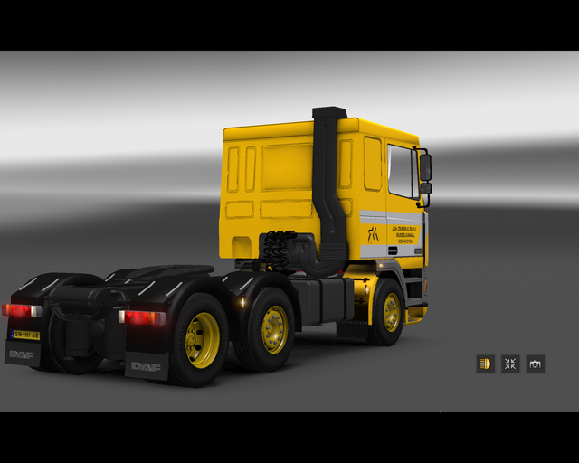 ets2 Daf 95 ATI 6x2 Joh Zwiers & Zn bv Musselkanaa prive skin ets2