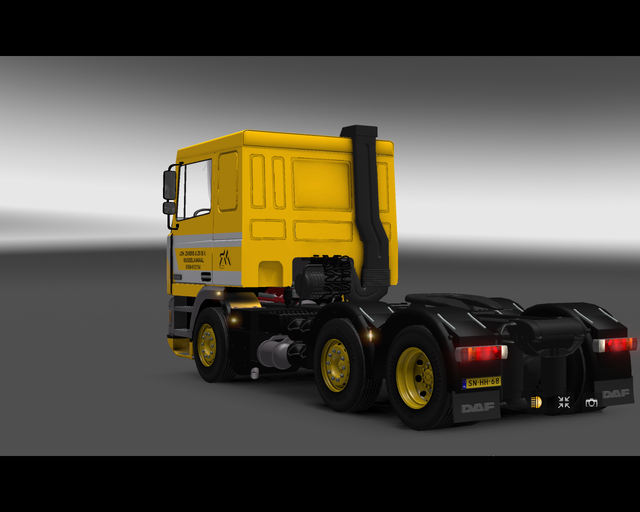 ets2 Daf 95 ATI 6x2 Joh Zwiers & Zn bv Musselkanaa prive skin ets2