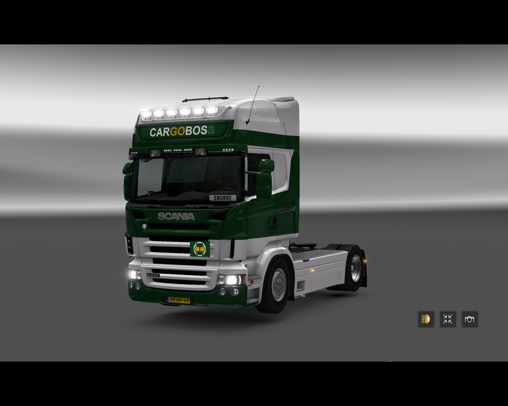 ets2 Scania Topline R230 4x2 CargoBoss Maasdijk Ho - prive skin ets2