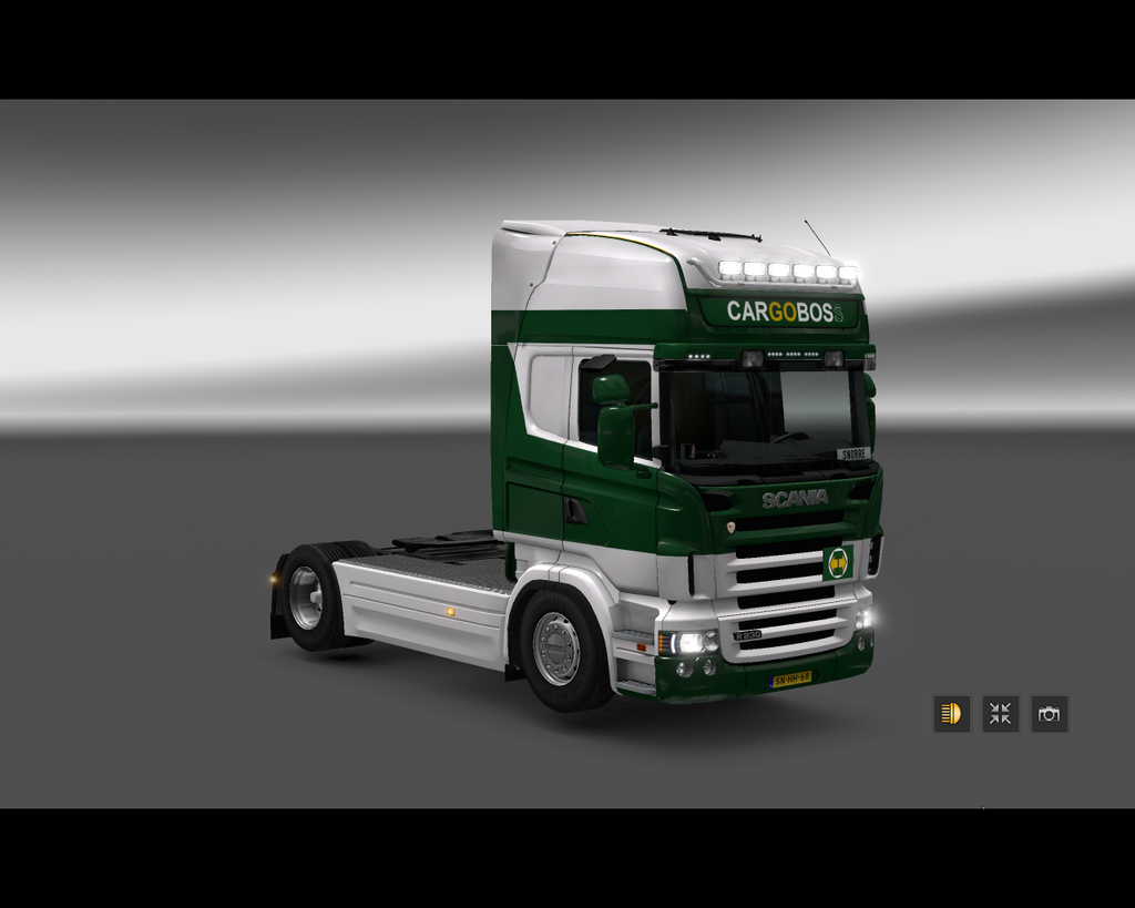 ets2 Scania Topline R230 4x2 CargoBoss Maasdijk Ho - prive skin ets2
