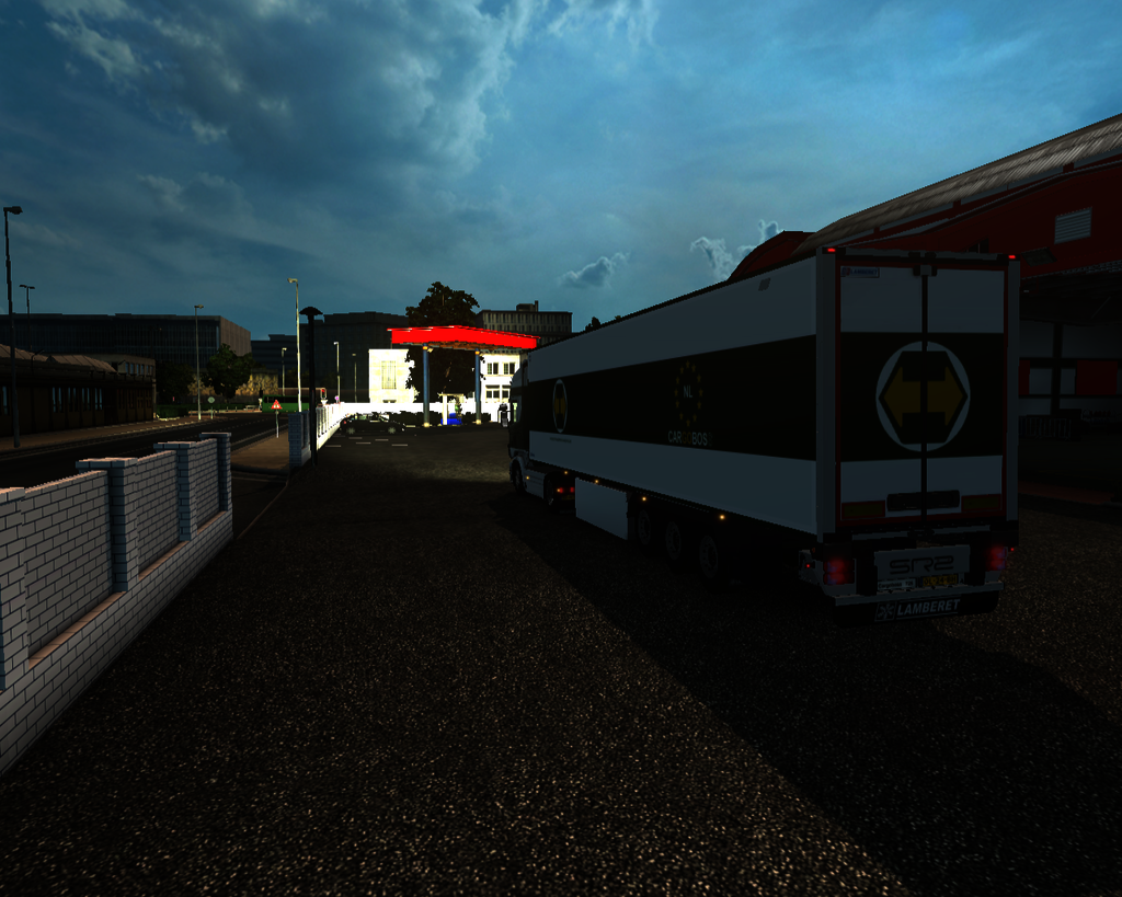 ets2 Scania Topline R230 4x2 + Lamberet SR2 CargoB - prive skin ets2